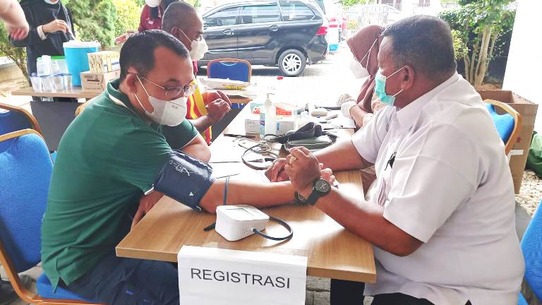 HUT ke-54 BPJS Kesehatan Cabang Sibolga Gelar Donor Darah