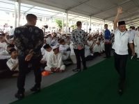 Bakhtiar Ahmad Sibarani Sapa Ribuan Jamaah di Acara "Barus Bersholawat untuk Indonesia"