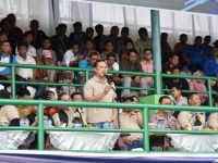 Pj Bupati Tapteng Hadiri Pembukaan Turnamen Sepak Bola BS Cup 2022