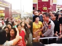 Viral Video Ratusan Warga Bawa Jenazah ke Polres Sibolga