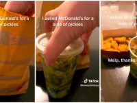 Pelanggan McDonald's dibuat terkejut dengan tambahan acar yang berlebihan pada burger