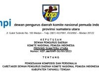 Guslan Lubis Ditunjuk Jadi Ketua Caretaker KNPI Tapteng