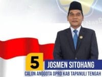 Anggota DPRD Tapteng Josmen Sitohang Mengundurkan Diri dari NasDem