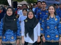 Jajaran Kantah Nias Selatan Ikuti Upacara HUT ke-80 RI di Lapangan Orurusa