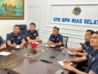 Kantah Nias Selatan Ikuti Sosialisasi Update Aplikasi ATR/BPN