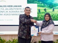 Kementerian ATRBPN Terima Kajian Peta Jalan Penyelesaian Konflik Agraria Berbasis HAM